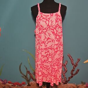 Lilly Pulitzer Coral and White Dress